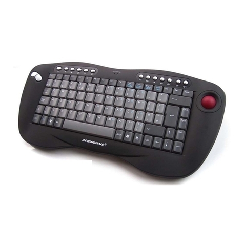 Ceratech Wireless Keyboard with Optical Trackball User manual