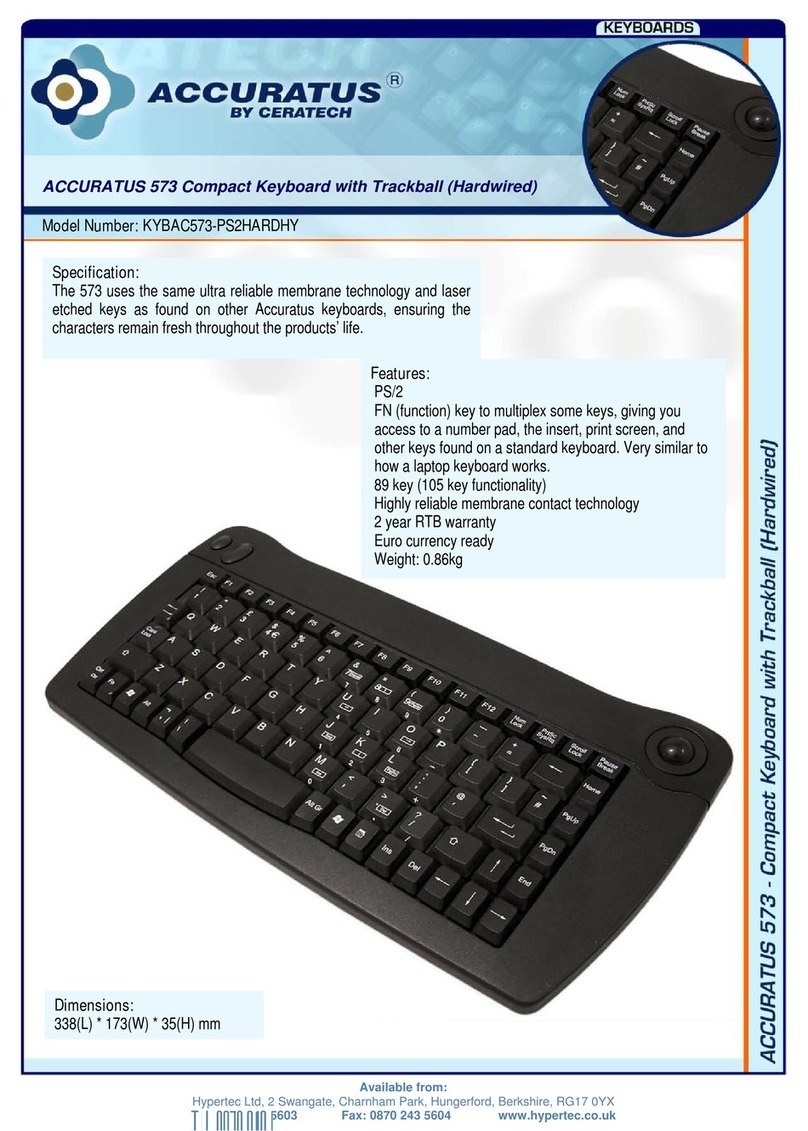 Accuratus KYBAC573-PS2HARDHY datasheet