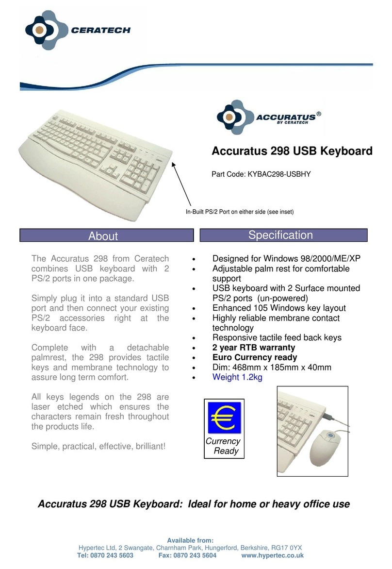 Accuratus KYBAC298-USBHY datasheet