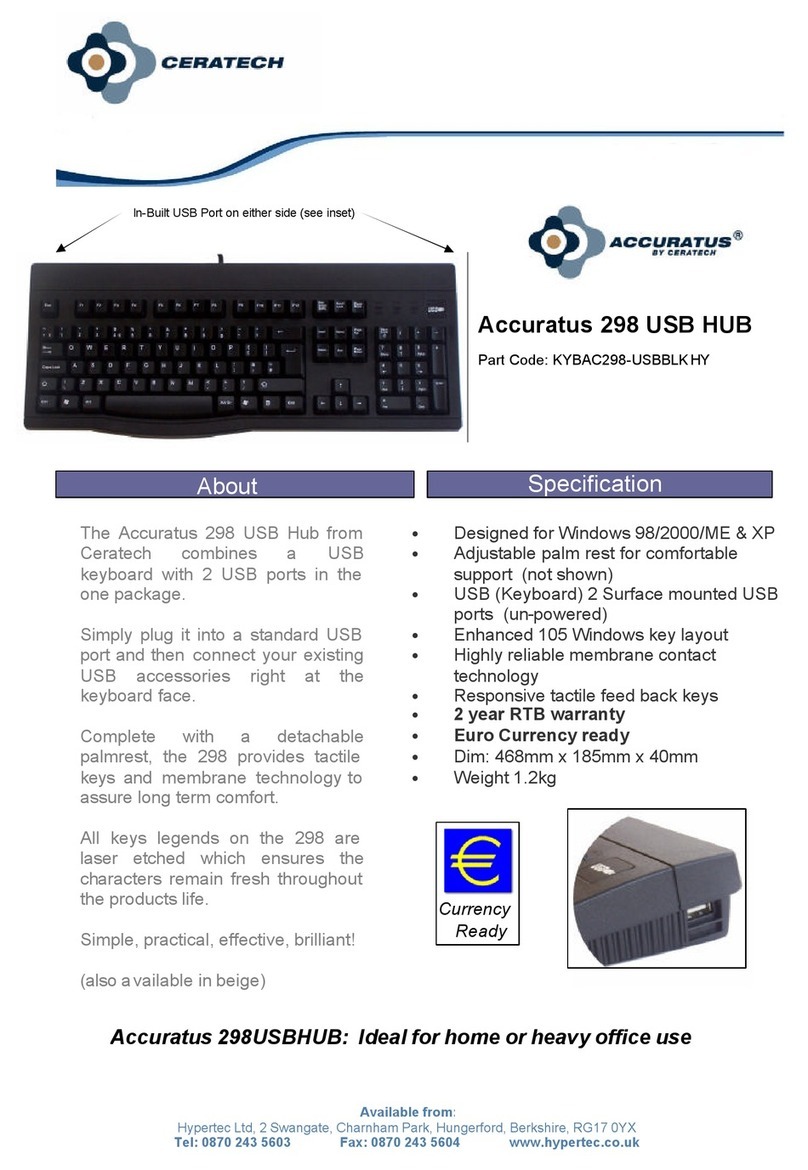 Ceratech USB Hub Accuratus 298 specification