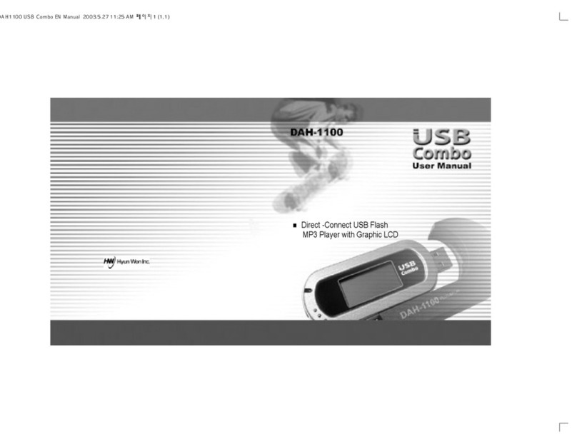 Hyun Won DAH-1100 user manual