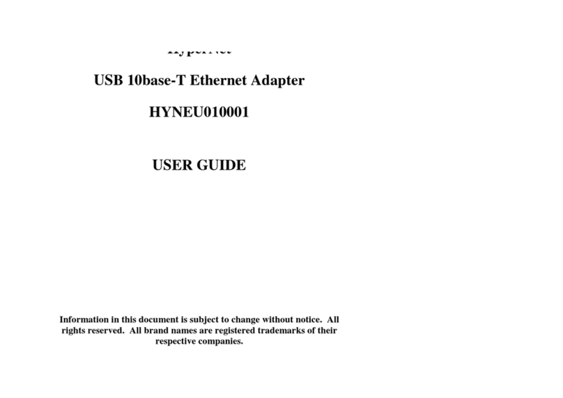 Hypertec HyperNet HYNEU010001 user guide