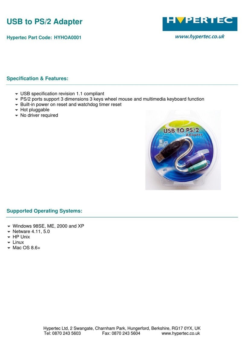 Hypertec HYHOA0001 User manual