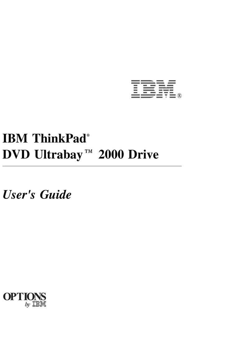 IBM ThinkPad Ultrabay 2000 Drive User manual IBM ThinkPad Ultrabay 2000 Drive User manual