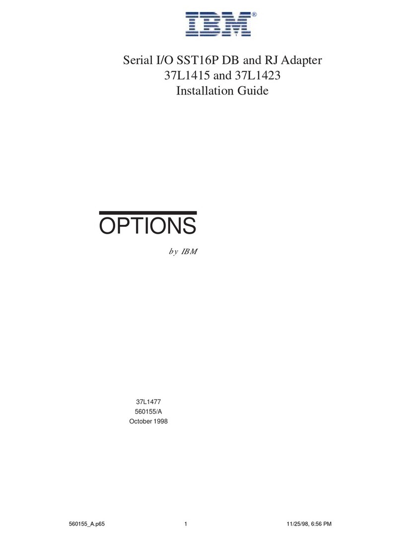 IBM 37L1415 User manual