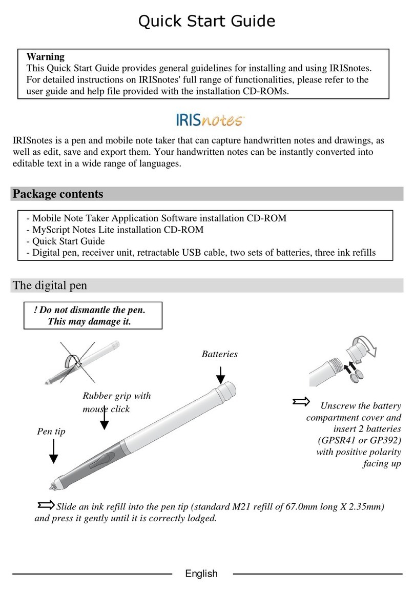 IRIS IRISnotes User manual