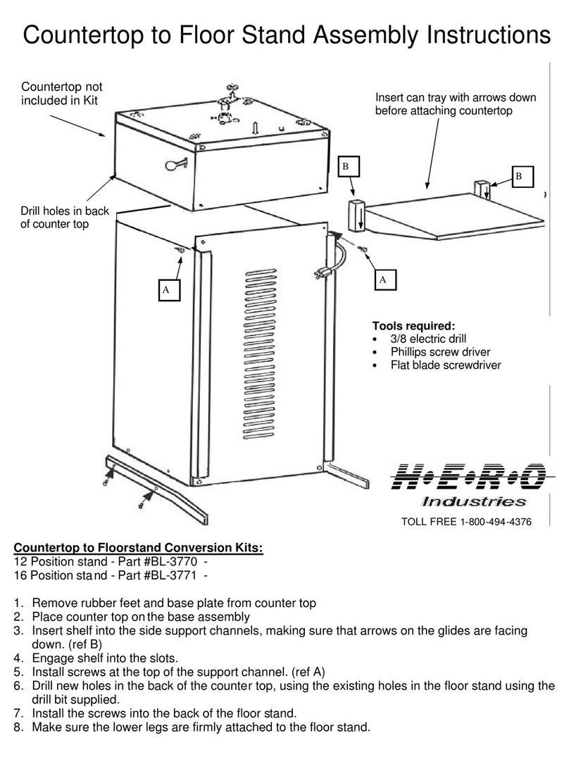HERO Countertop Assembly instructions