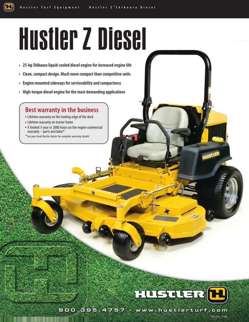 HUSTLER Super Z Diesel User manual