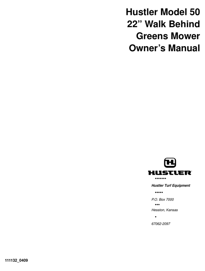 HUSTLER 50 User manual