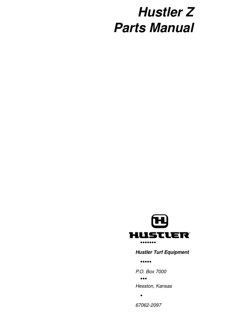 HUSTLER Honda Engine Z User manual