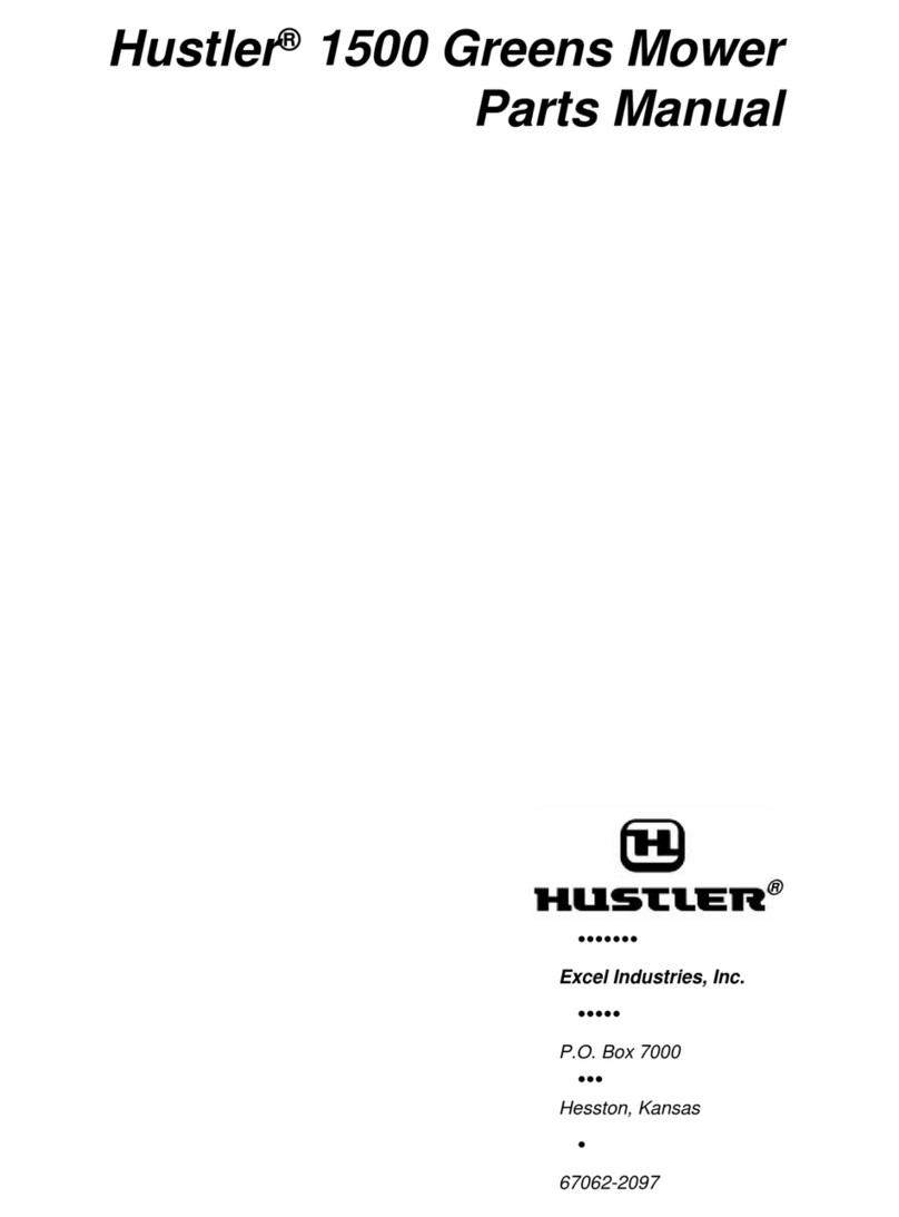 HUSTLER 1500 Riding Greens User manual