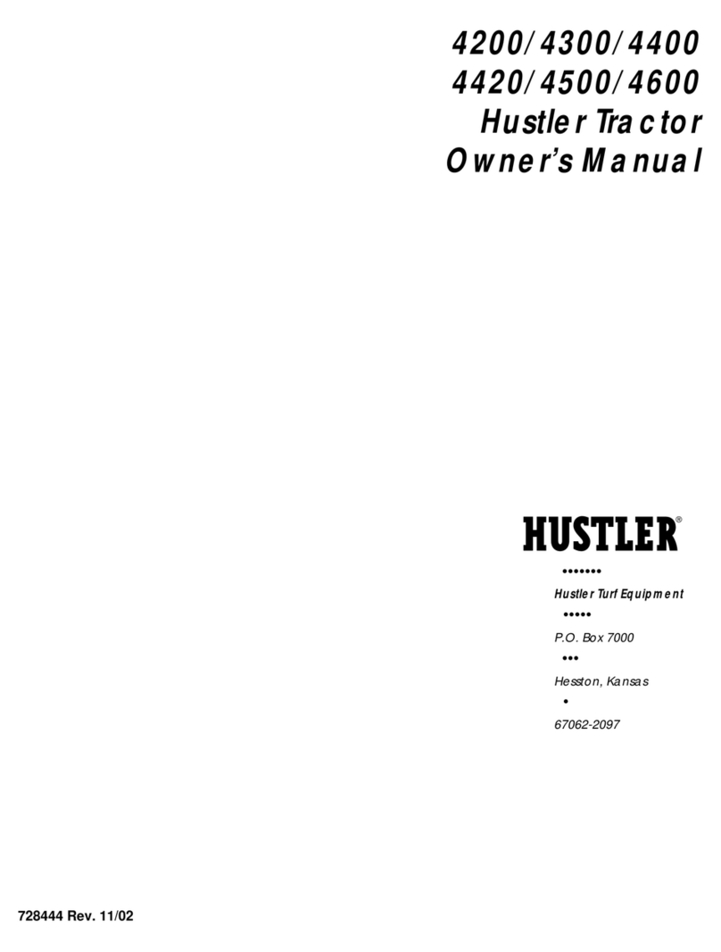 HUSTLER 4200 User manual