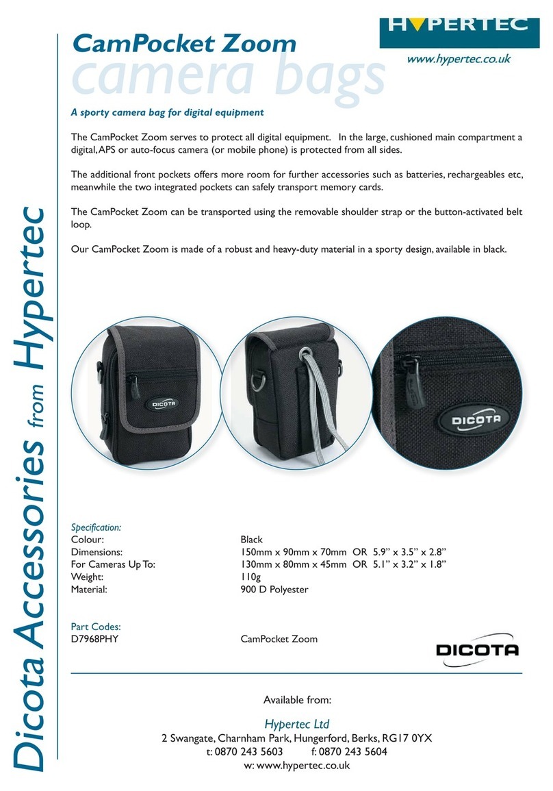Dicota CamPocket Zoom D7968PHY Specifications