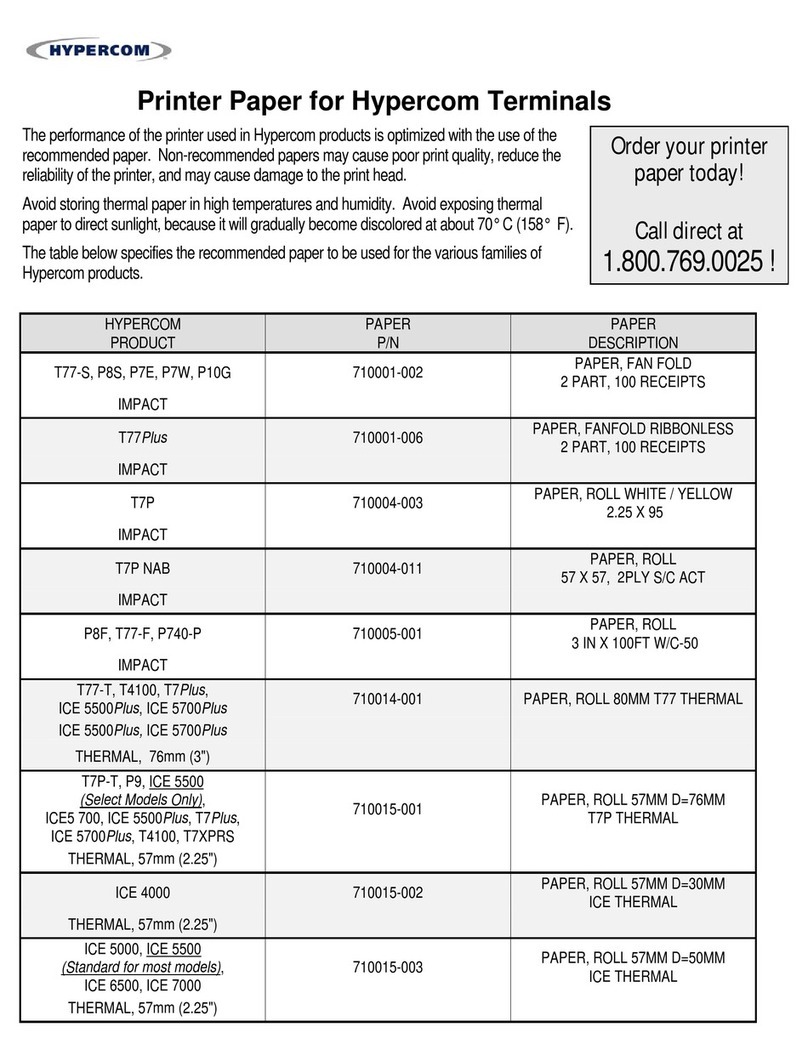 Hypercom ICE 4000 User manual