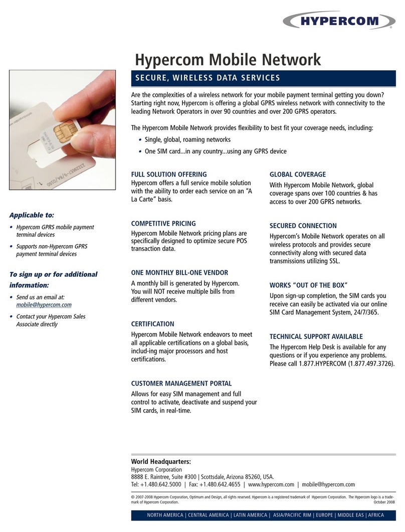 Hypercom Mobile Network brochure