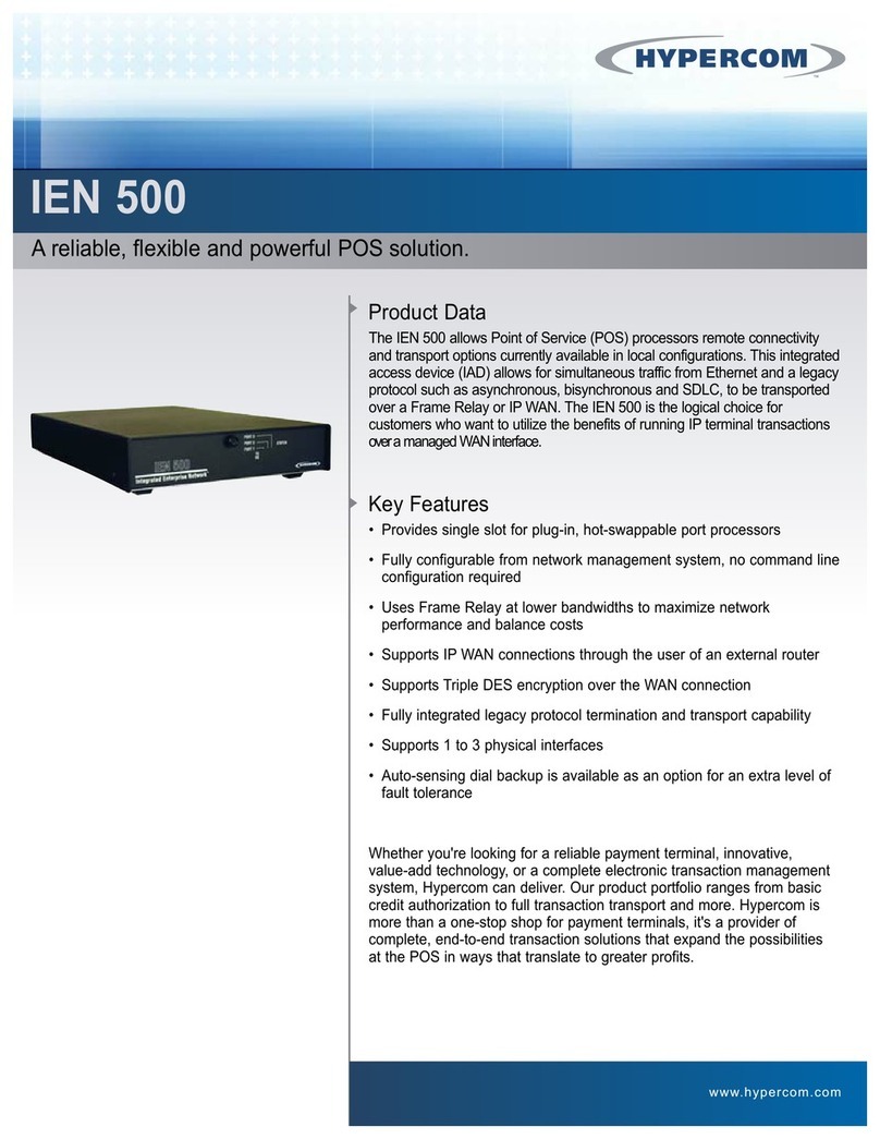 Hypercom IEN 500 User manual