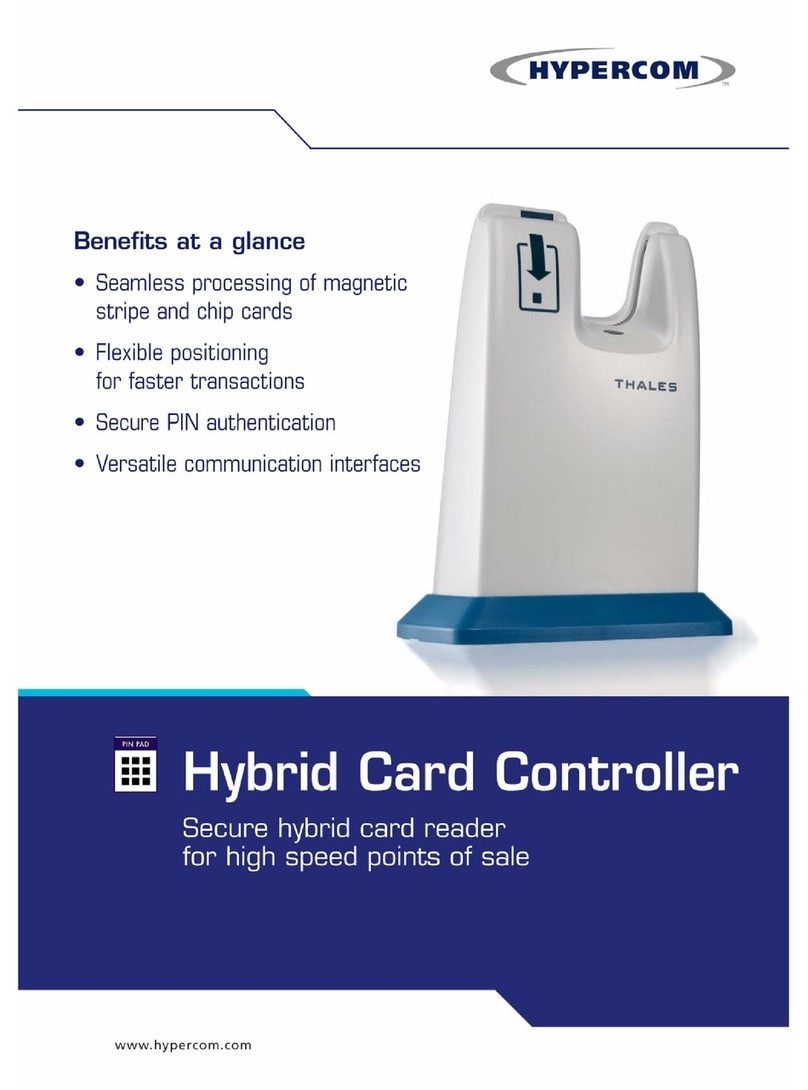 Hypercom Thales Specification sheet