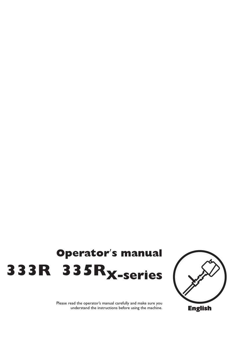 Husqvarna 333R-Series User manual