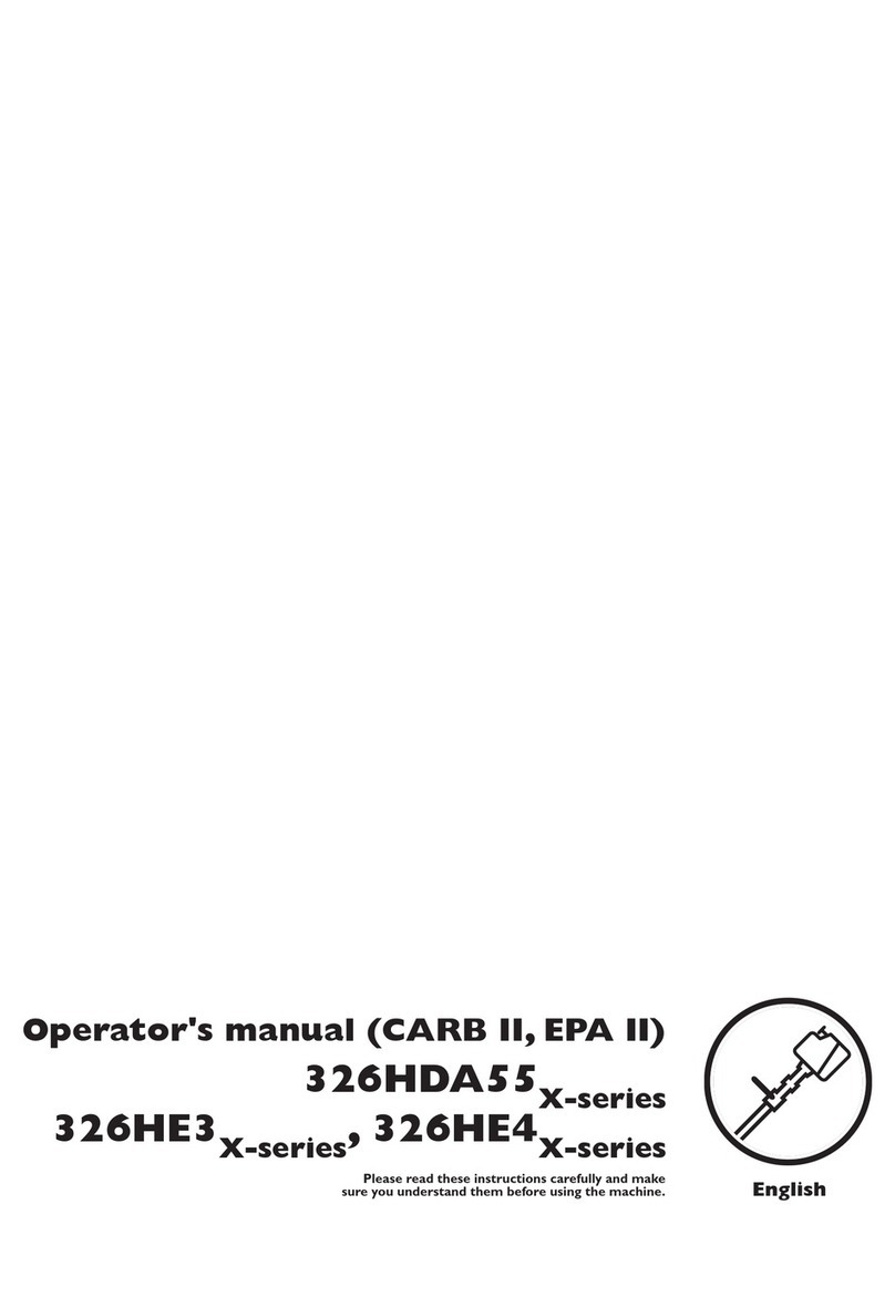 Husqvarna 326HDA55X-Series, 326HE3X-Seri User manual