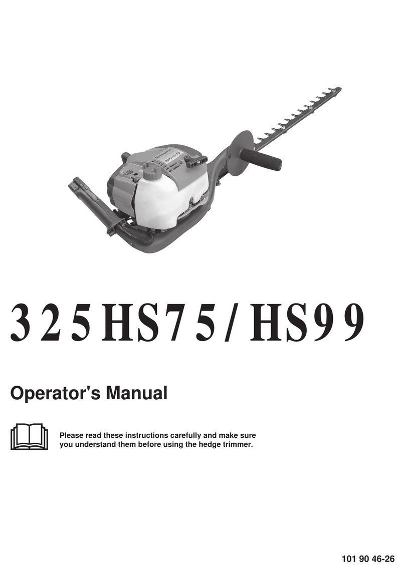 Husqvarna 325HS75X 325HS99X Operator's manual