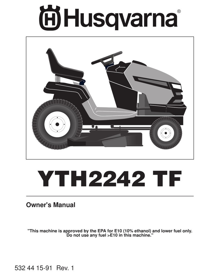 Husqvarna YTH2242 TF owner's manual