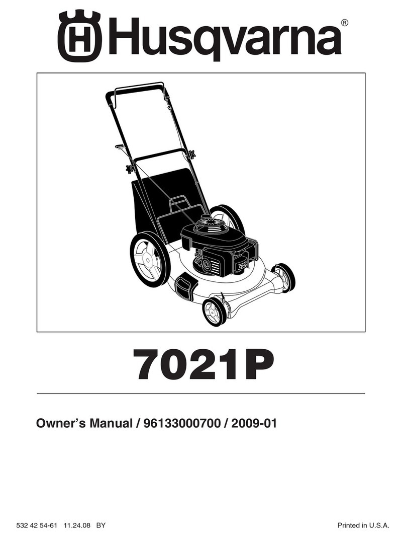 Husqvarna 7021P owner's manual