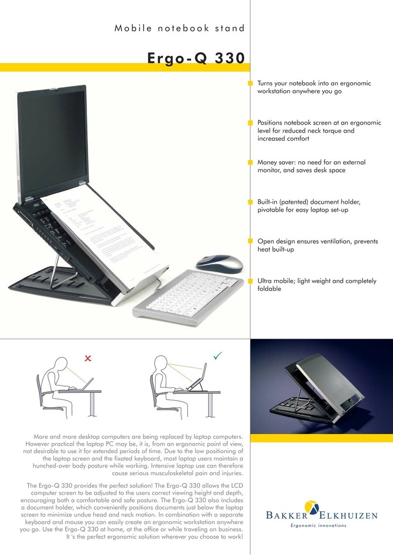 Hypertec Mobile Notebook Stand Ergo-Q 330 Specifications