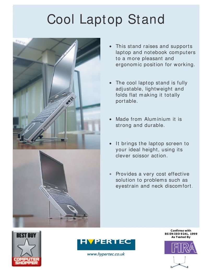 Hypertec Cool Laptop Stand User manual