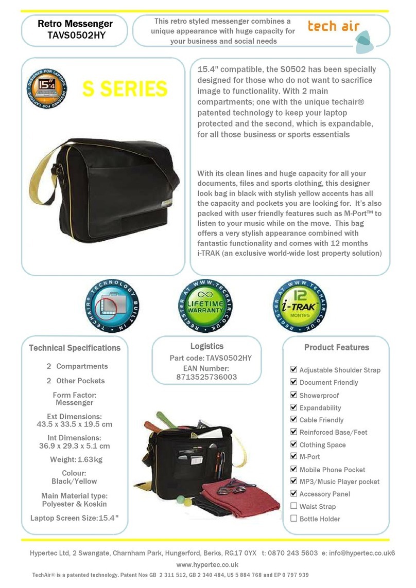 tech air S Series Specification sheet