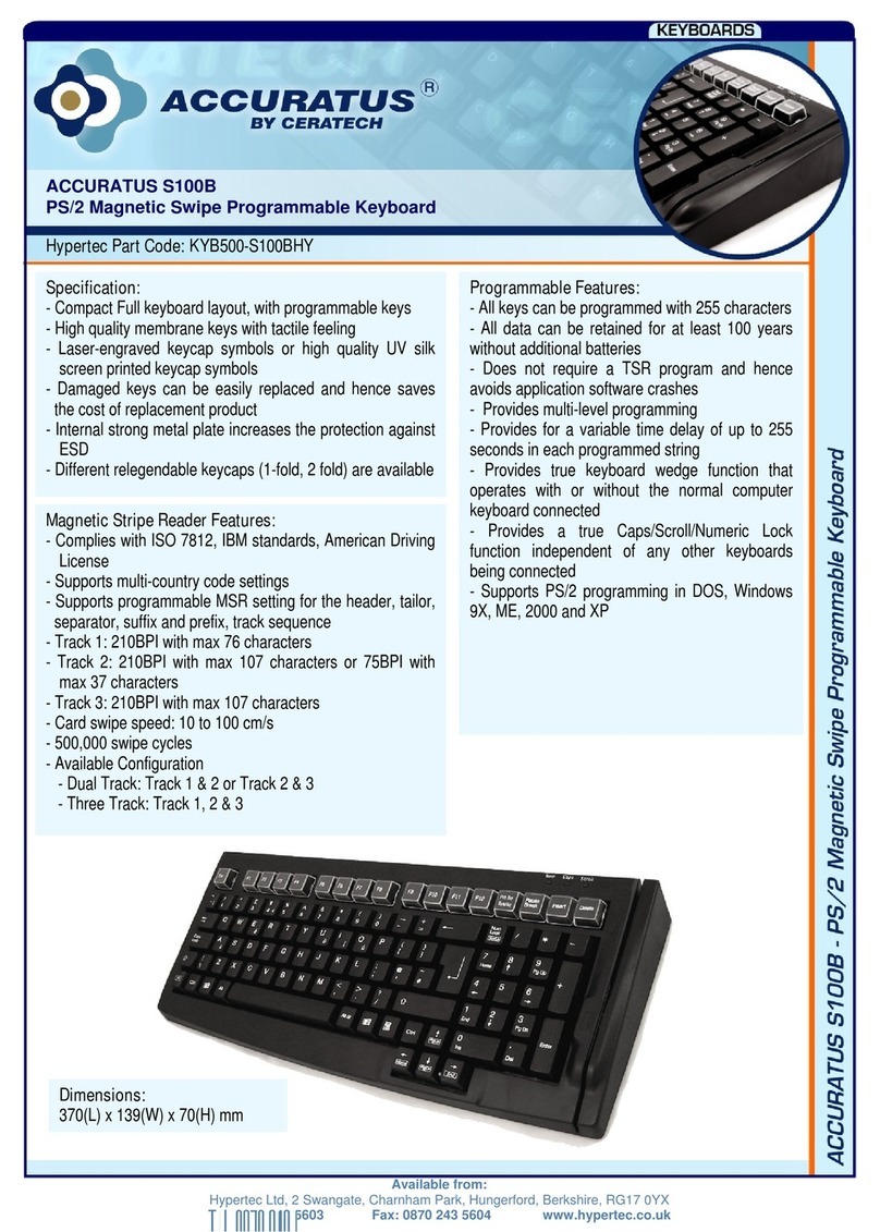 Ceratech ACCURATUS S100B Specifications