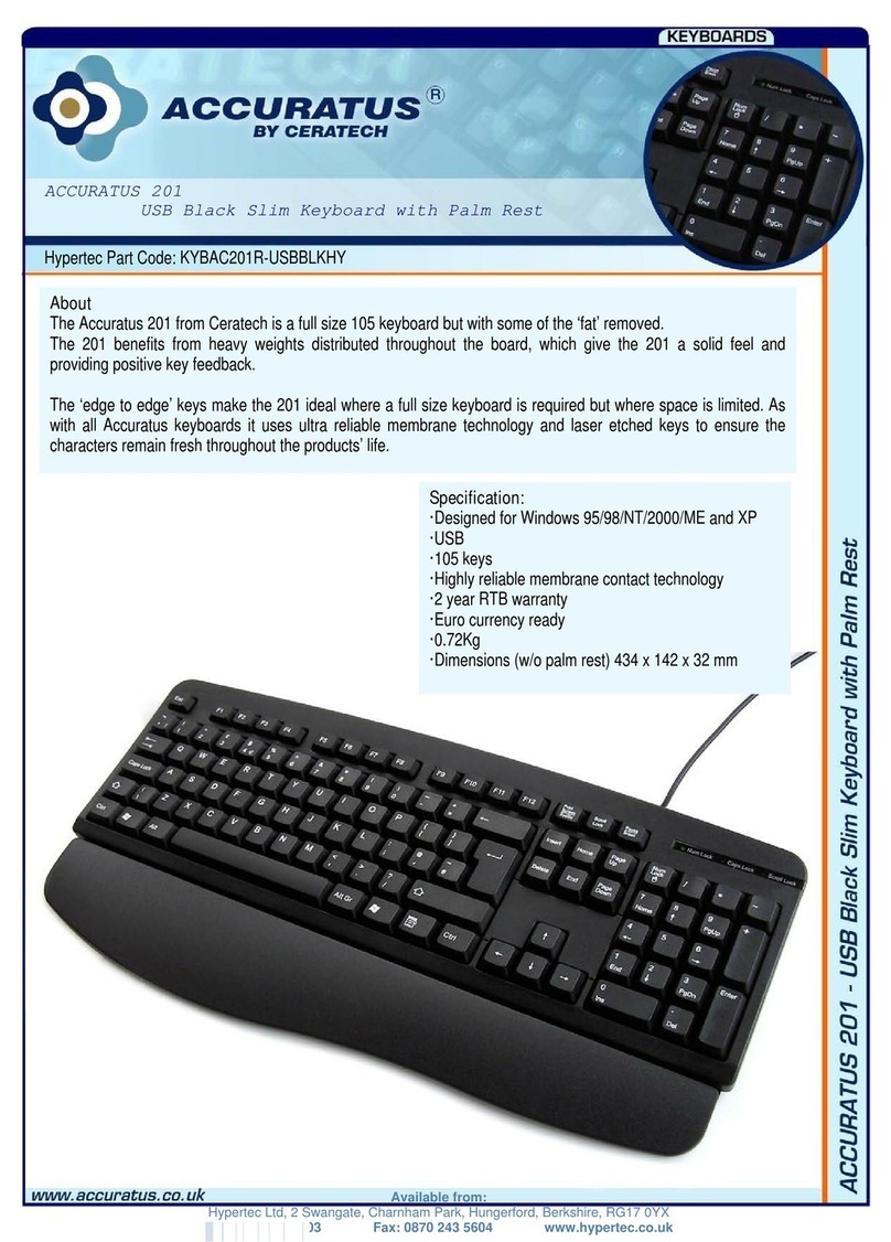Ceratech Accuratus KYBAC201R-USBBLKHY specification