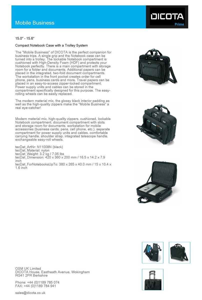 Dicota Dicota N11008NHY User manual