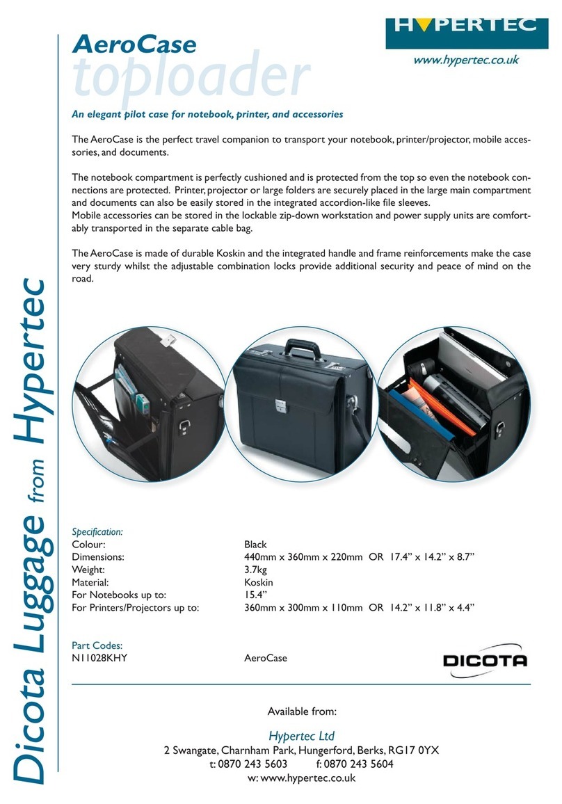 Dicota AeroCase N11028KHY User manual