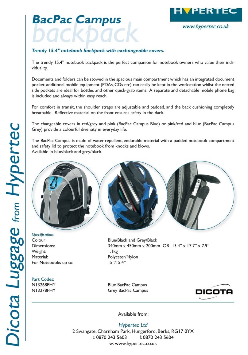 Hypertec Blue BacPac Campus N13268PHY User manual Hypertec Blue BacPac Campus N13268PHY User manual