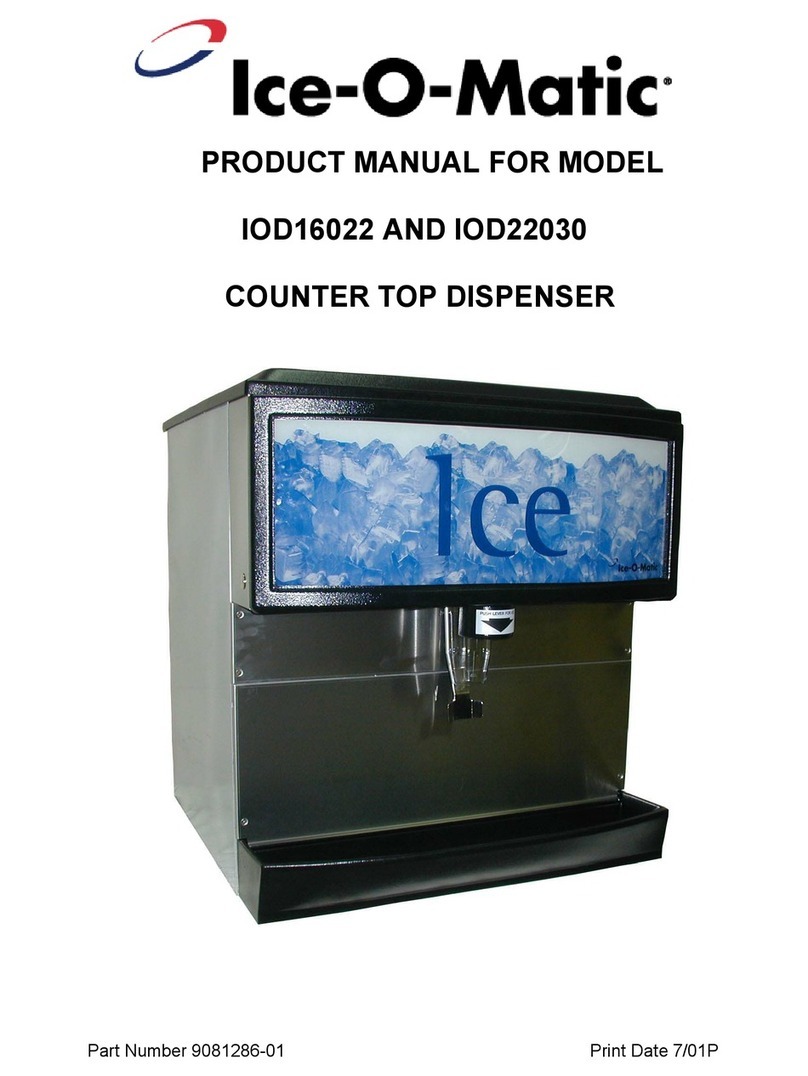 Ice-O-Matic Counter Top Dispenser IOD22030 User manual Ice-O-Matic Counter Top Dispenser IOD22030 User manual