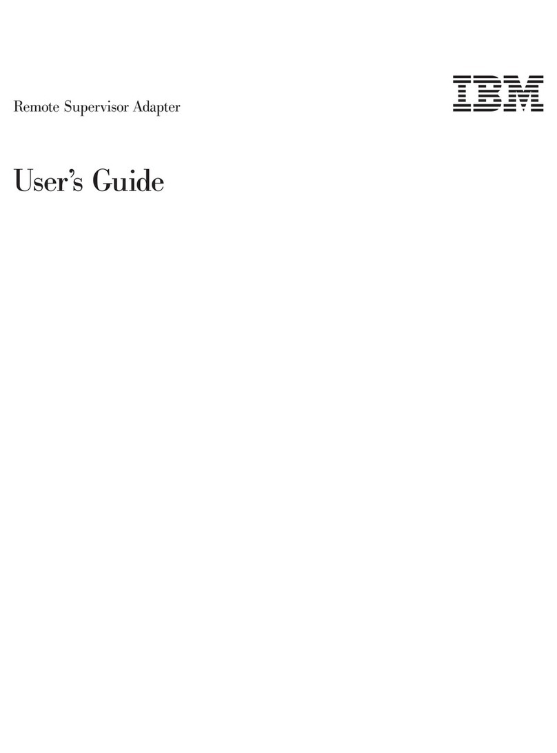 IBM Remote Supervisor Adapter User manual