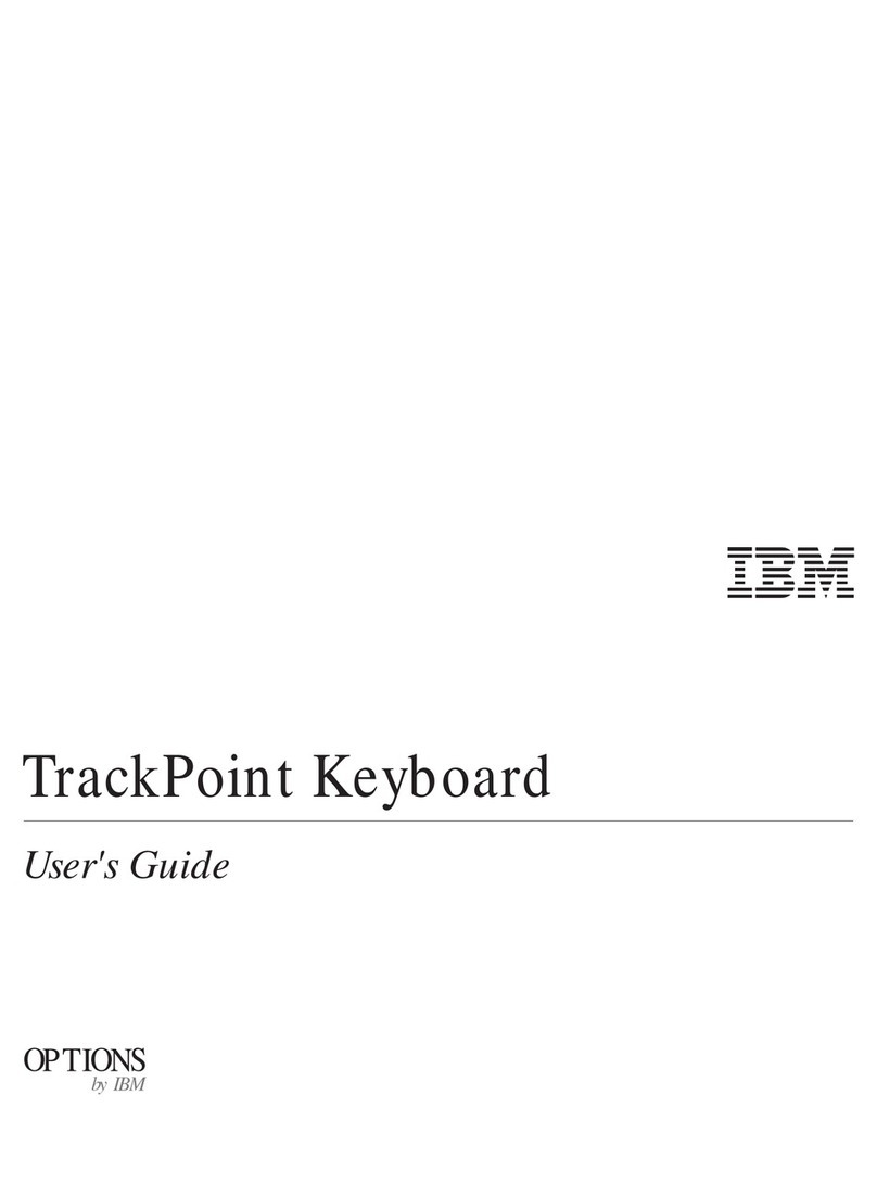 IBM TrackPoint User manual