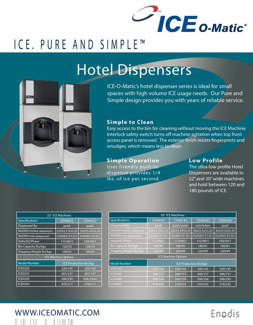 Ice-O-Matic ICE0320 Series User manual
