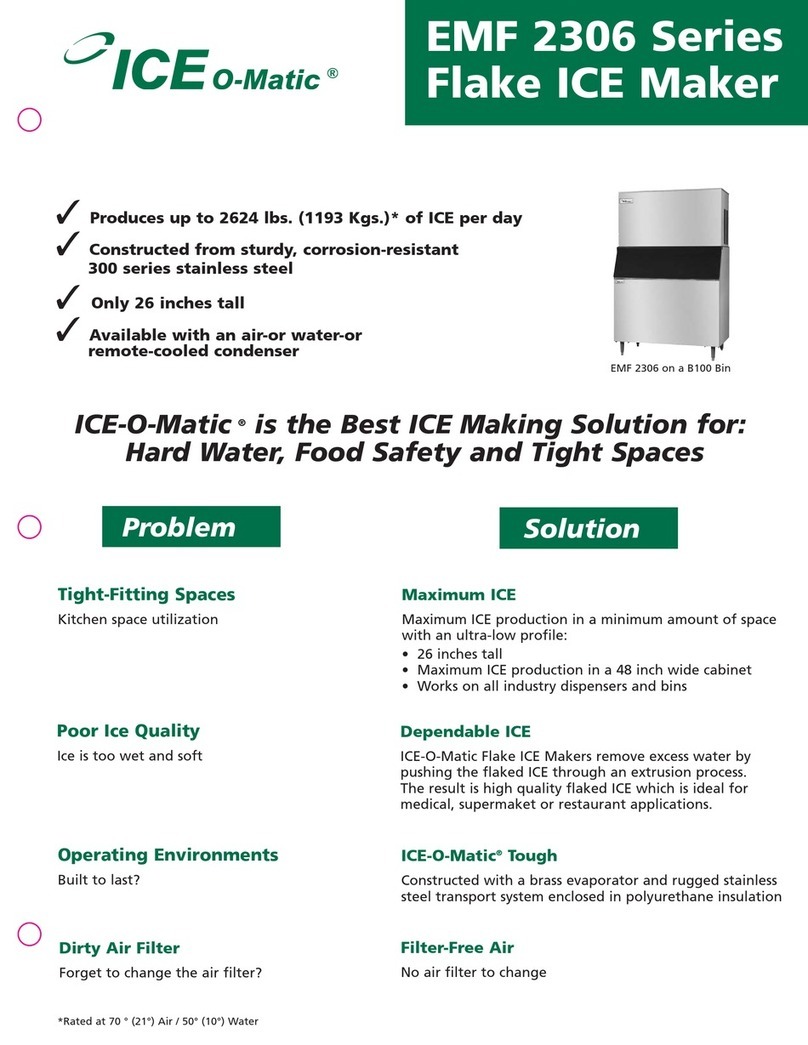 Ice-O-Matic EMF2306AS User manual