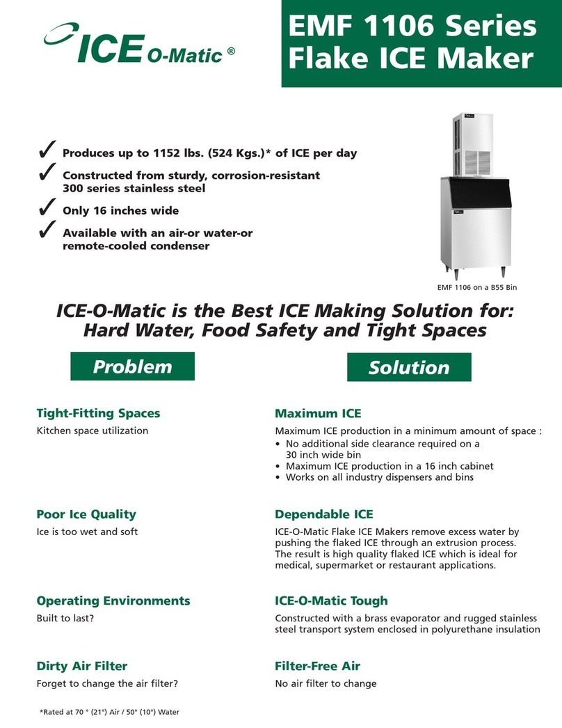 Ice-O-Matic EMF1106AS User manual