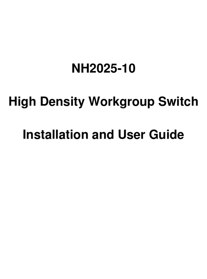 MRV Communications NH2025-10 Installation and user guide