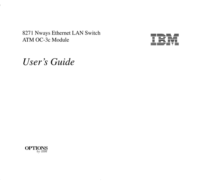 IBM OPTIONS ATM OC-3c User manual
