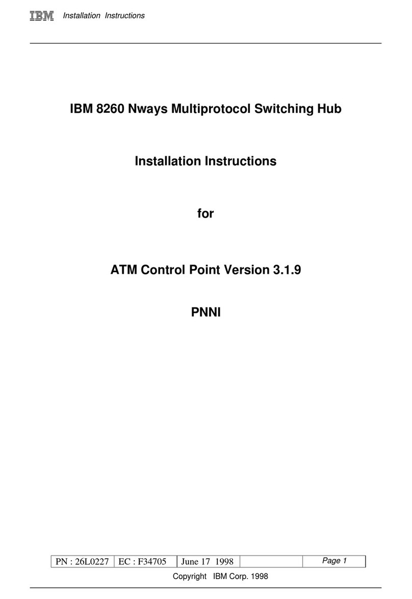 IBM Nways 8260 User manual