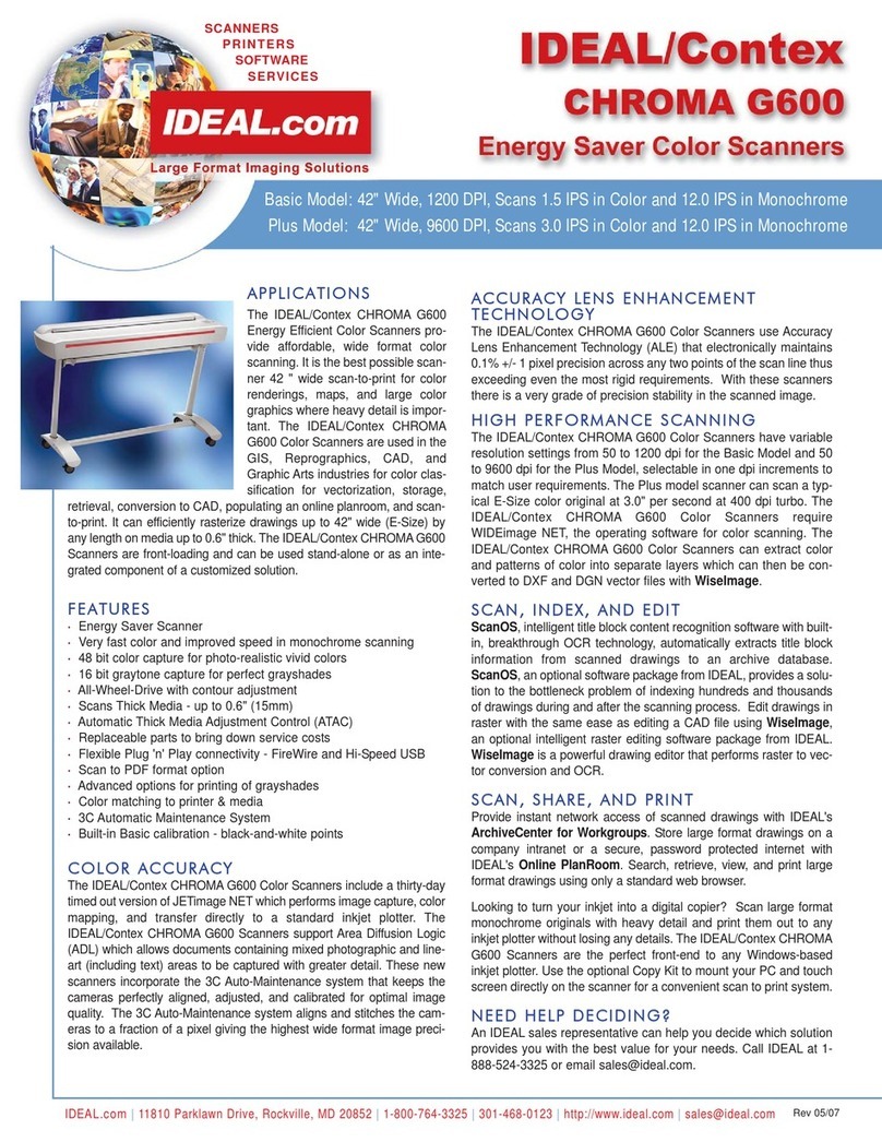 IDEAL INDUSTRIES Contex Chroma G600 User manual