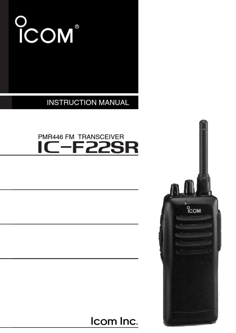 Icom iF22SR instruction manual