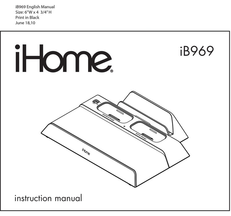 iHome IB969 instruction manual