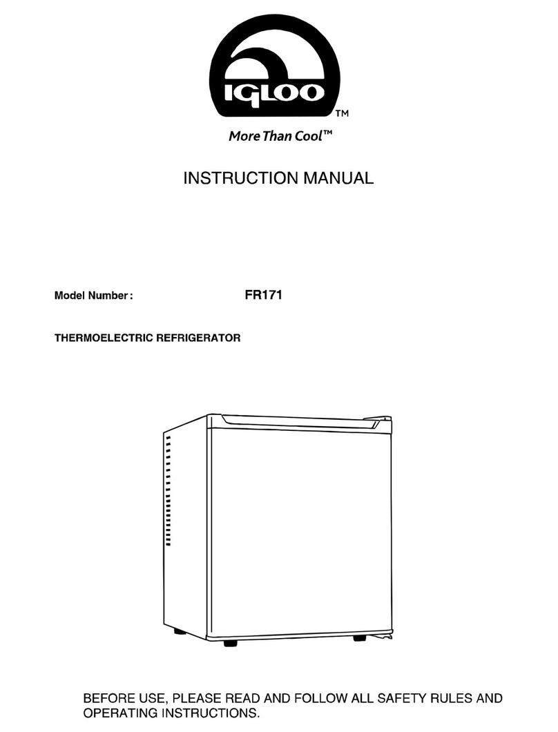 Igloo FR171 instruction manual