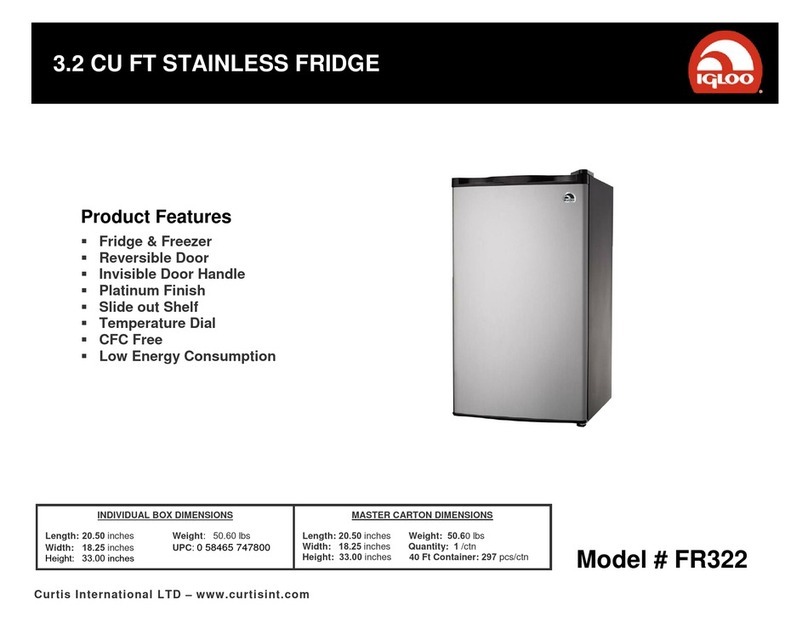 Igloo FR322 Product features