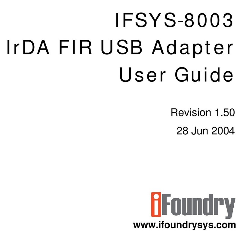 IFoundry Systems IFSYS-8003 User manual