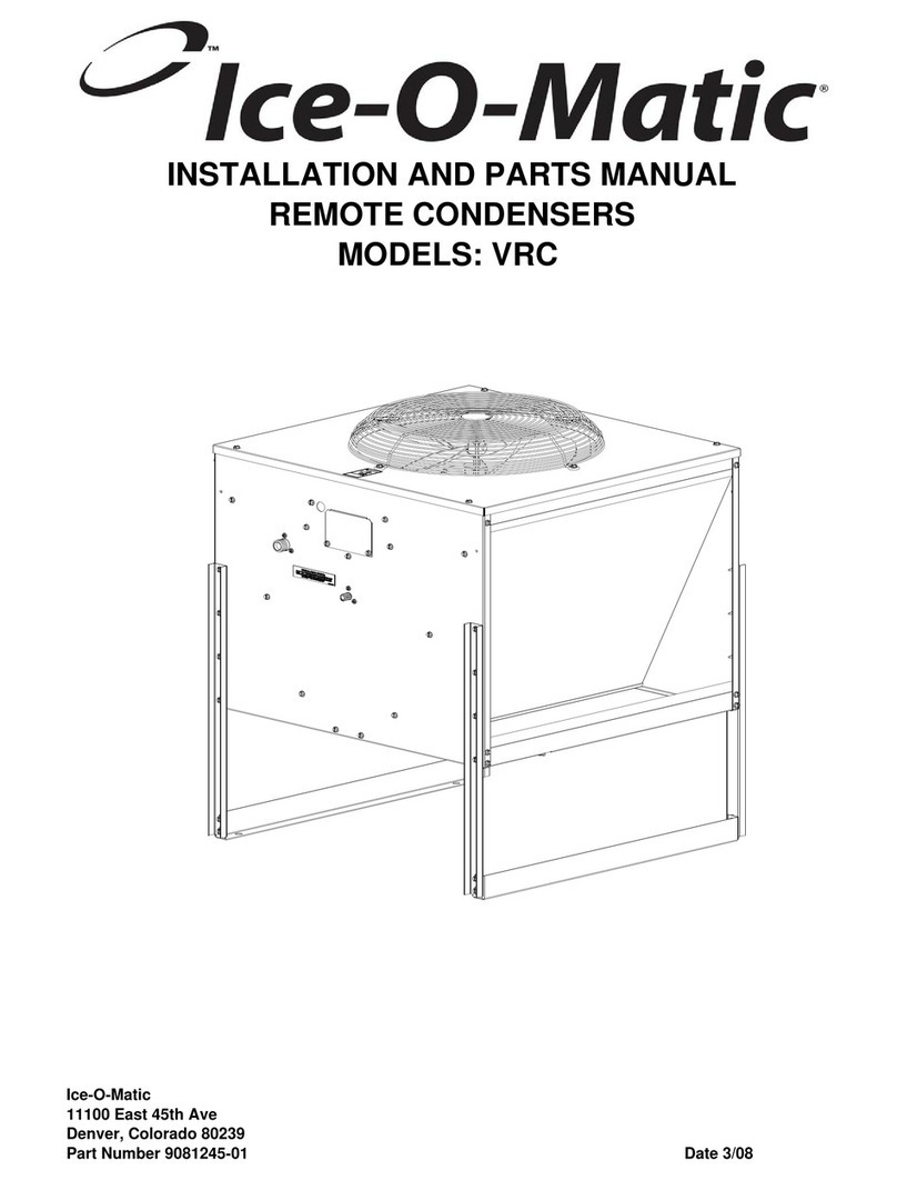 Ice-O-Matic VRC INSTALLATION AND PARTS MANUAL